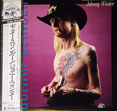 JOHNNY WINTER - Guitar Slinger album front cover